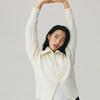 Gap Women's Ribbed Polo Knit Top with Zipper