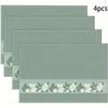 Fresh Floral Woven Placemat Texture Insulated Dining Table Mat Suitable For Home Desktop Decoration Accessories