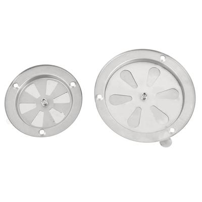 95/125mm Verstelbaar Luchtventilatierooster Rond Kanaal Ventilatieroosters Afdekking BBQ Grill Smoker Afvoer Vent Kachel
