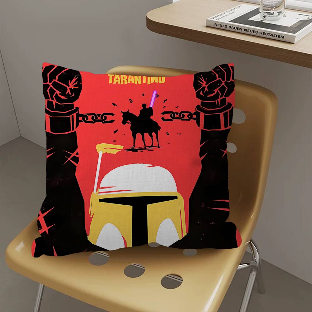 Anime Django Unchained Office Cushion Pillowcase Car Cushion Cover45X45CM Lumbar Pillowcase Sofa Pillowcover