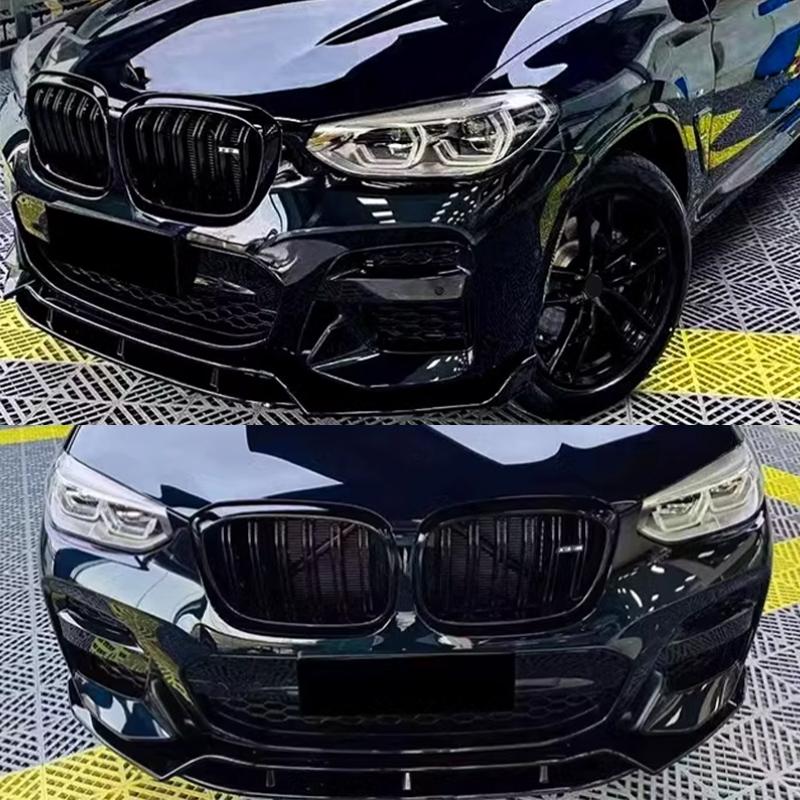 Auto Frontschürze Lippe Spoiler Diffusor Splitter Body Kit Schürzen Abdeckung Schutz Zierleiste Für BMW X3 G01 X4 G02 M Sport 2018-2021