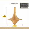 Inception-Style Brass & Steel Ball Fidget Spinner: Smooth, Resistance-Free Whirlwind Craft for All Ages Finger Exercise