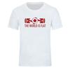 New Summer The World Is Flat Engine T Shirt Short Sleeve Custom T-shirts New Style Men O-neck Cotton T Shirts Fashion Streetwear