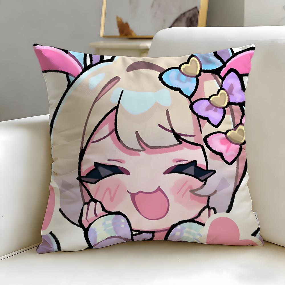 popular game Needy Streamer Overload Cushion Cover Soft EasyWash Pillow Case Versatile for Couch Bed Travel and Office