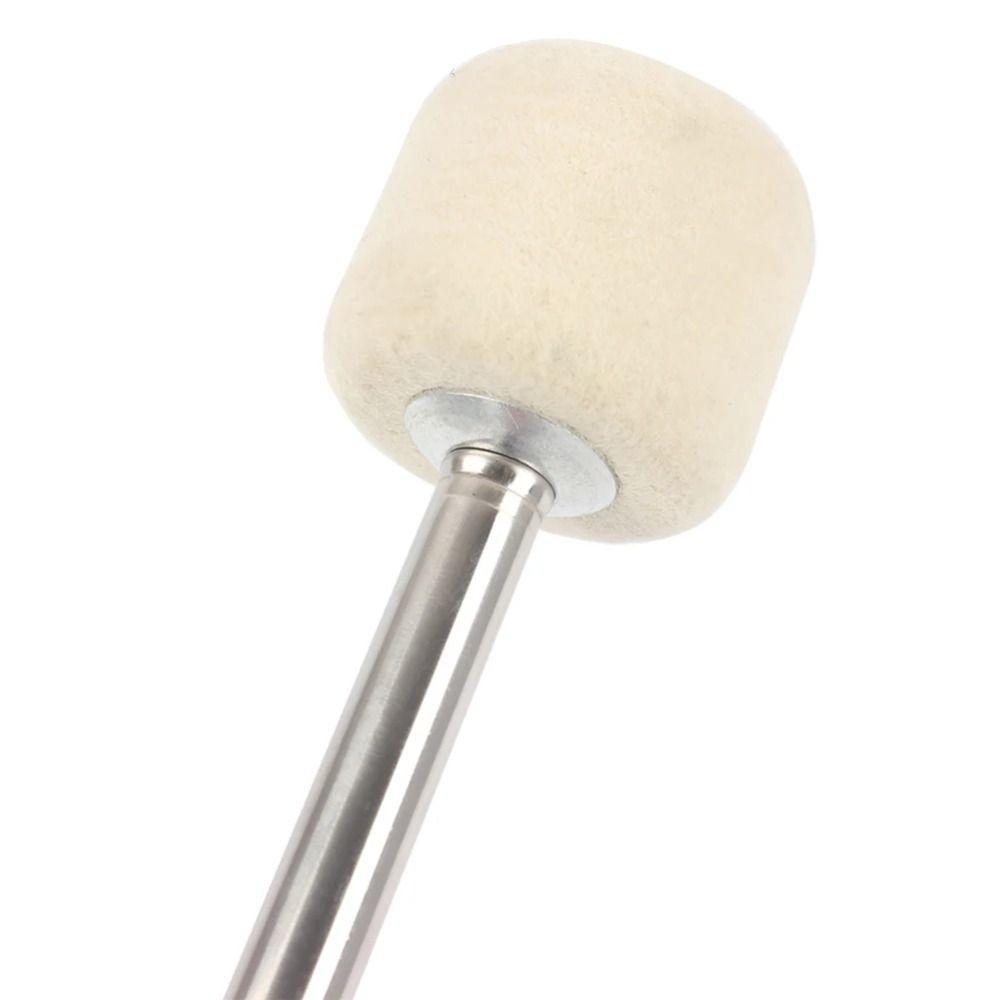1Pc Ergonomics Handle Metal Drum Stick Stainless Steel Instrument Sticks  For Beginners