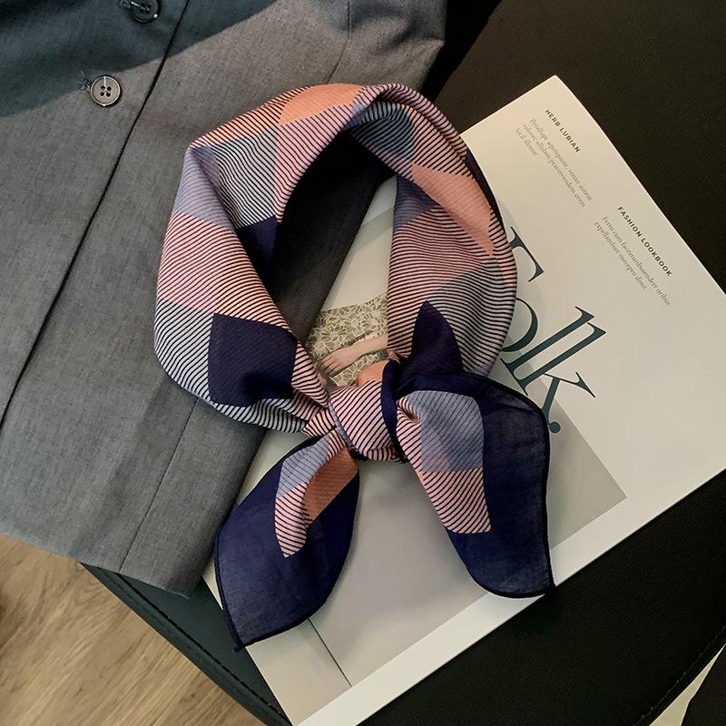 

Literary square scarf cotton spring and summer silk scarf women s headscarf fashion headband flower scarf scarf silk scarf