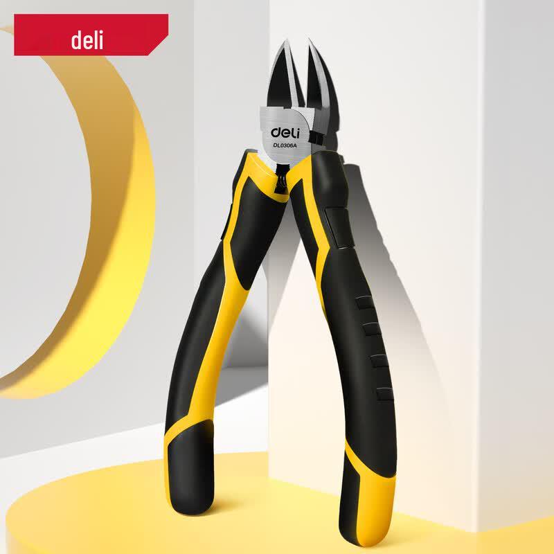 Deli 6-inch Non-Slip Diagonal Cutting Pliers