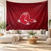 Boston Red Sox Wall Tapestry, Soft Fabric Wall Hanging, Decorative Backdrop For Bedroom Home Wall Art