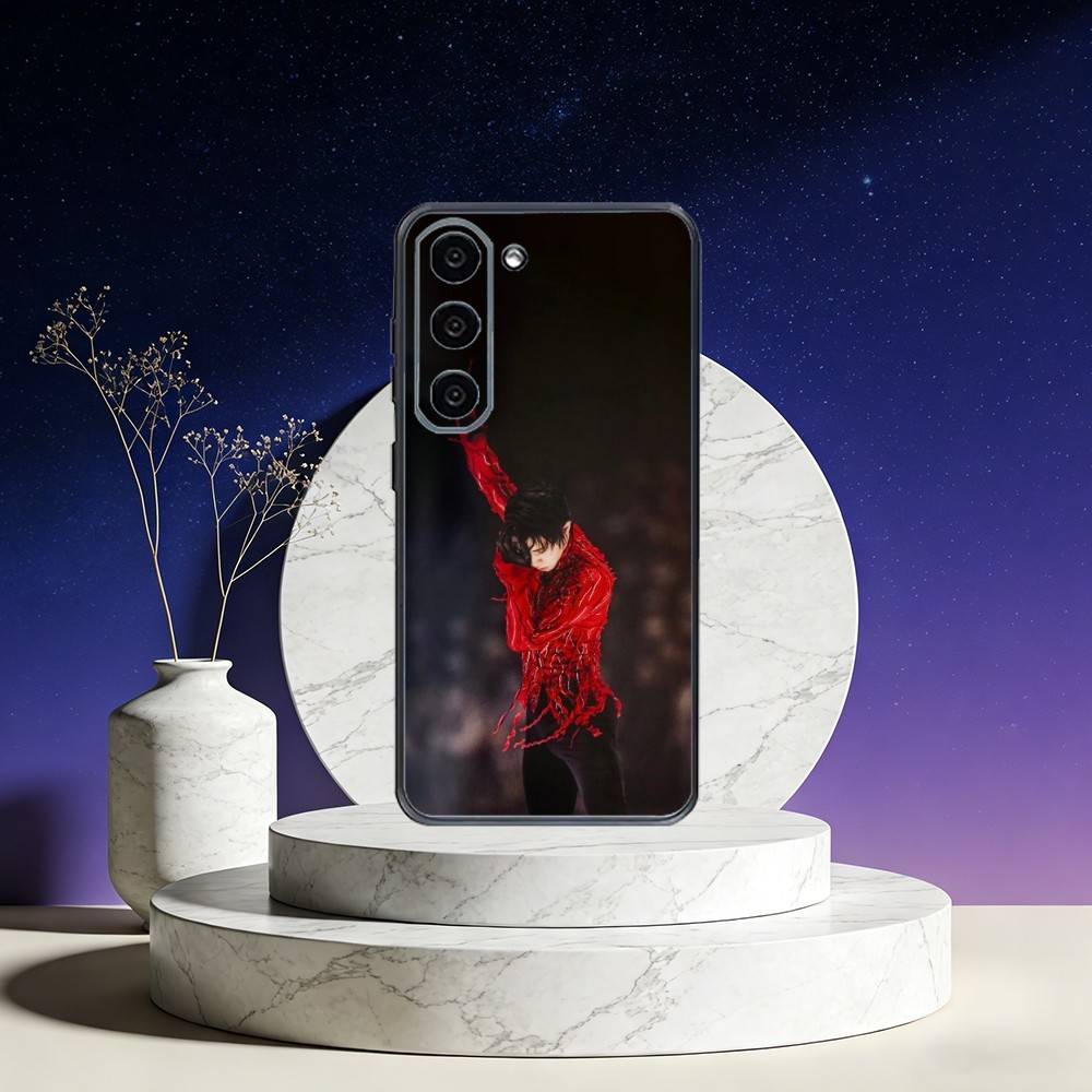 4A Jump L-Legend Hanyu Yuzuru Phone Case For Samsung Galaxy A73,A72,A71,A70,A53,A52,A51,Others Soft Black Cover