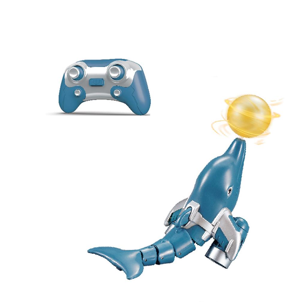 Remote Control Dolphin Boat Toy for Adult 2.4G Fast Boat for Lake Pool Kids Adult Electronic Gift Waterproof Animal Toy