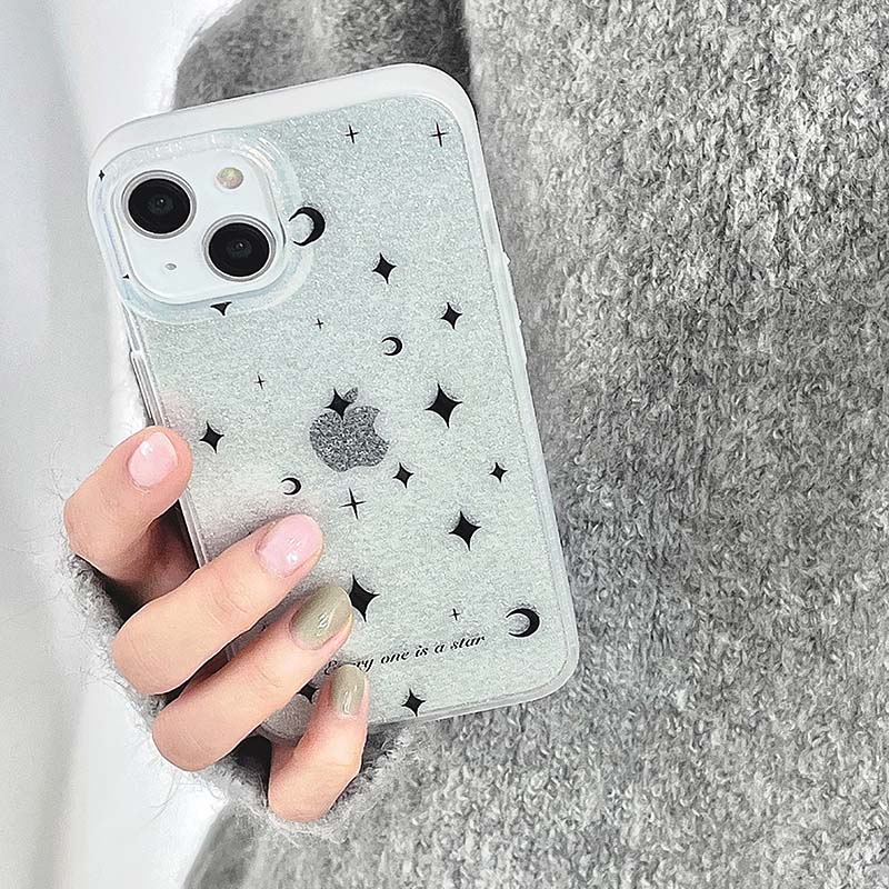 Dream Stars Ins Lucky Moon Jane Custodia per Telefono Lucida Cartoon Imd Per Iphone 13 12 Promax 14 11 Pro Max Copertura Posteriore in Silicone Morbido Capa