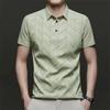 Sommer Herren Atmungsaktives Klassisches Schwarzes Kurzarm Poloshirt