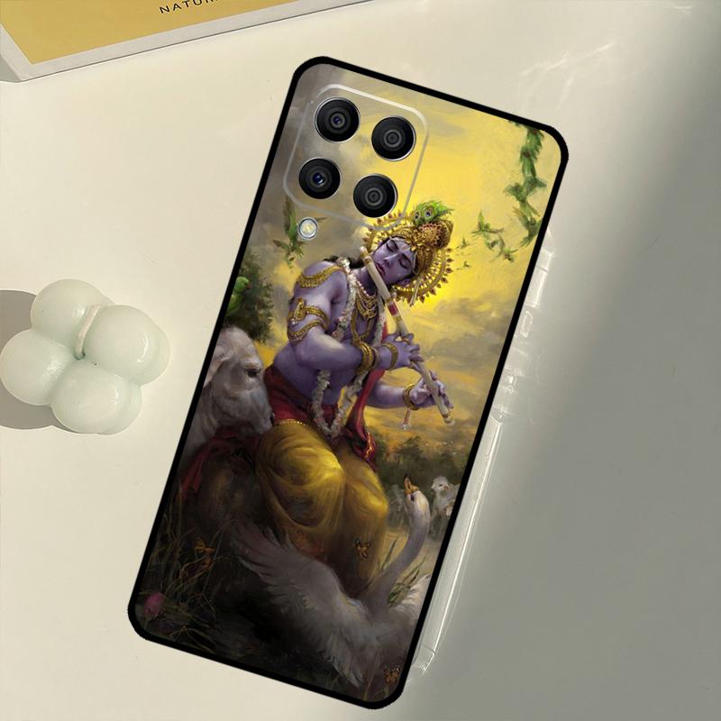 Indian God Lord Krishna For Samsung Galaxy M15 M35 M21 M16 M06 M33 M13 M53 M11 M31 M55 M14 M34 M54 M12 M32 M52 Case