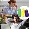 Reusable Handheld Anti Stress Ball Customizable Shape Cucumber Relaxation Tool Sensory Play