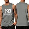 Men's Oktoberfest Graphic Tank Top, Relaxed Fit Sleeveless T-Shirt for Summer Festivals and Casual Wear