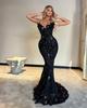 European and American luxury colored diamonds sexy tube top heavy industry sequined embroidery hip wrap dinner party annual meeting evening dress