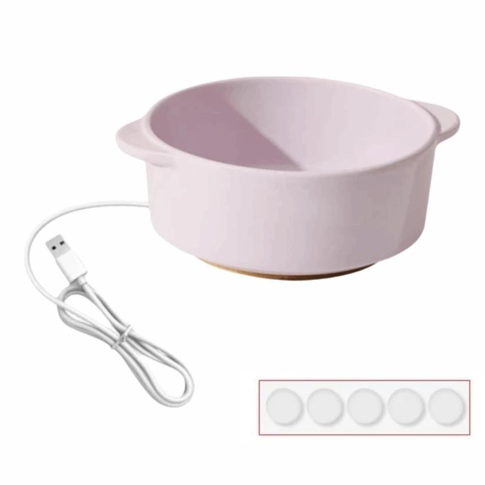 Constant Temperature Heated Ceramic Cat Bowl Neck-Protecting Dog Drinking Bowl  Small Dog