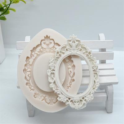 DIY Frame Silicone Resin Molds Pastry Cake Decorating Tools Fondant For Bakeware Kitchen Baking Accessories