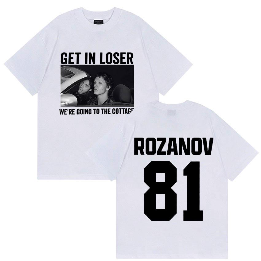 2026 New Get in Loser Were Going To The Cottage Graphic TShirt Heated Rivalry Ilya Rozanov Hollanov 81 Vintage T Shirts Mens