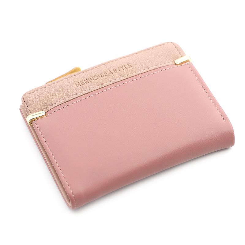 Korean Style Women's Zipper Wallet: Simple, Versatile, Short Coin Purse