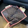 Korean cashew flower silk scarf triangle scarf women's stacking wear accessories jeans belt travel matching shirt scarf headscarf