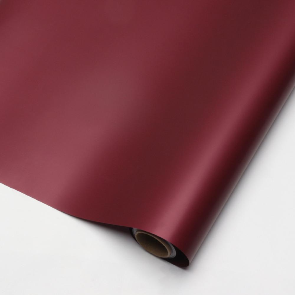 57cm*10m/Roll Flower Packaging Paper Waterproof Matte Flower Wrapping Paper Solid Color Vintage Printed