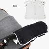 Wind and Snow Resistant Gloves for Parents Warm Gloves for Strollers Durable Stay Comfortable While Pushing the Stroller