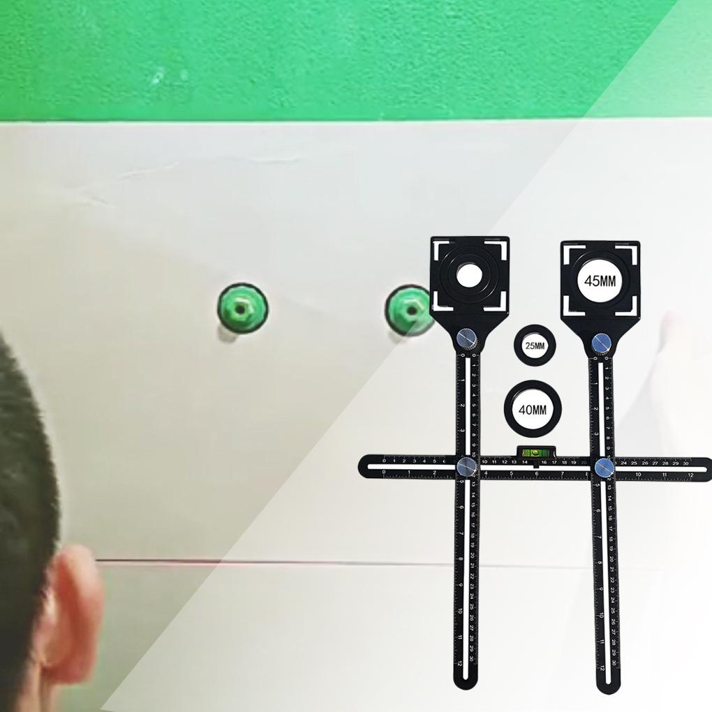 Drill Opening Tile Hole Locator Glass Fixed Angle Measuring Universal Glass Positioning Fixed Punching Template Tools