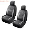 Y4UA Universelle Auto-Ledersitzbezüge Mit Diamant-Steppdesign Für Limousine SUV