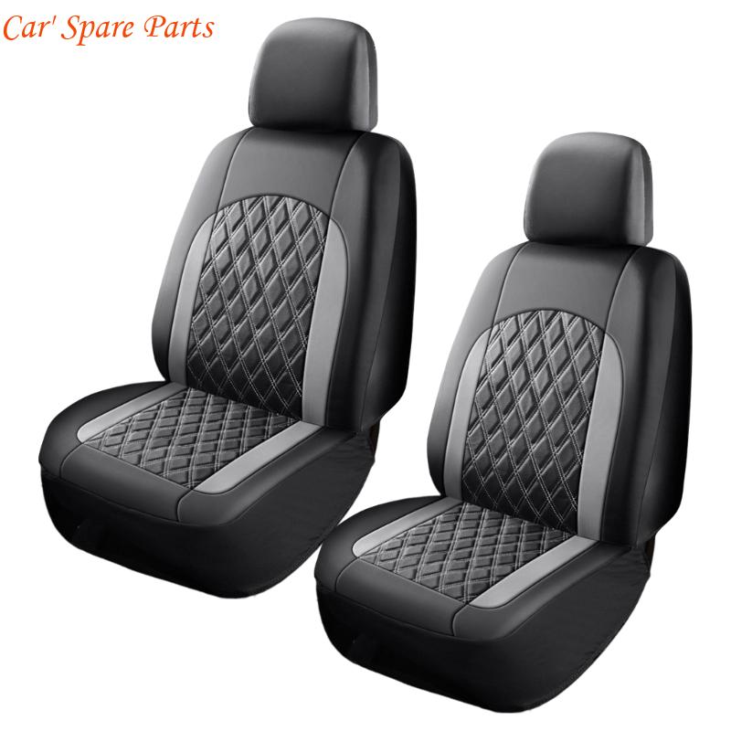 Y4UA Universelle Auto-Ledersitzbezüge Mit Diamant-Steppdesign Für Limousine SUV