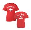 Camiseta de Futebol da Suíça Personalizada Nome Número Personalizados Presente para Fãs Suíços Camiseta