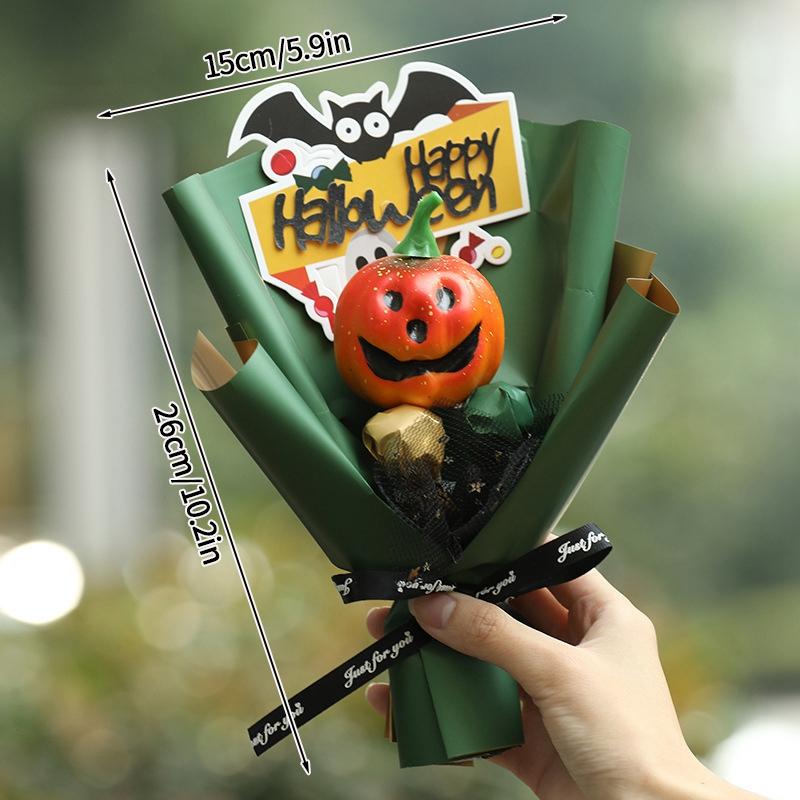 Halloween Decoration 2025 Halloween Flower Bouquet Fake Eternal Bouquet Gifts Halloween Crafts Party Gifts Room Decor Christmas