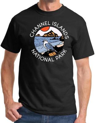 Channel Islands National Park Vintage Color Design Tshirt