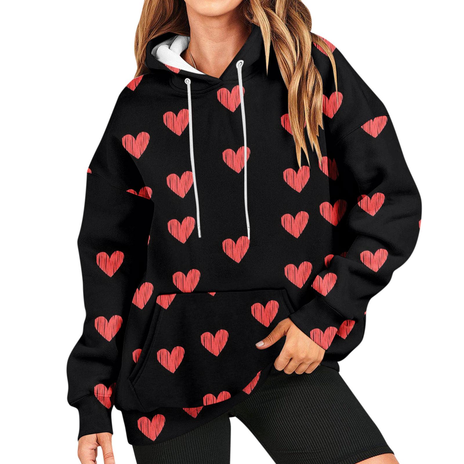 

Женская мода, повседневный универсальный повседневный топ с v-образным вырезом и длинными рукавами с принтом S