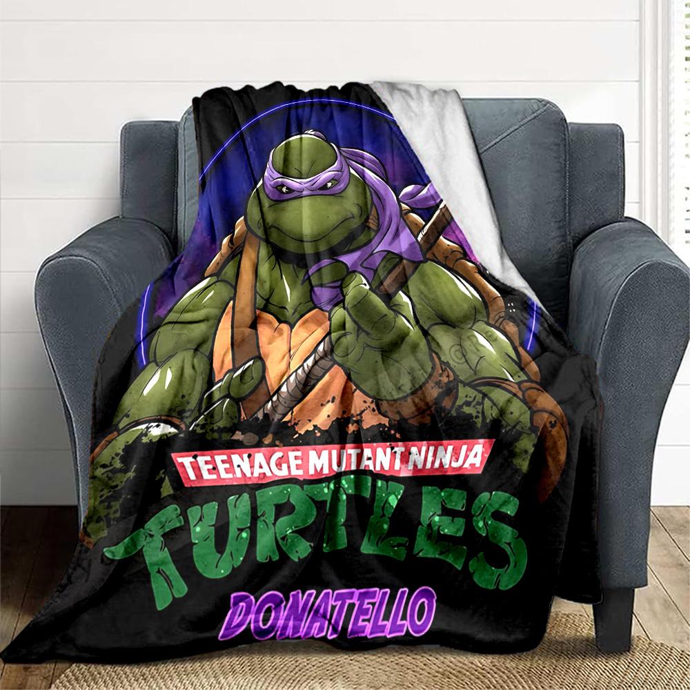 1pc Turtles Blanket Versatile for Couch, Office Bed