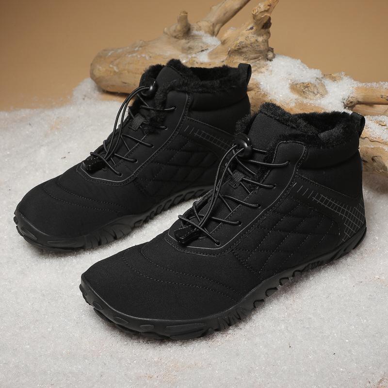 New winter cotton shoes waterproof hiking cotton boots velvet warm shoes couple sports thickened non-slip snow boots