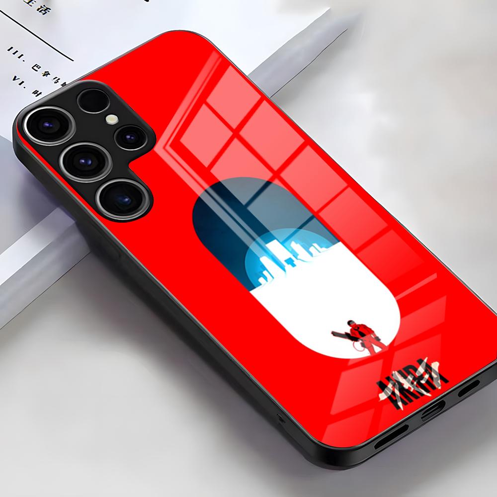 

AKORA Phone Case For Samsung S26 S25 Edge Ultra S23 S22 S21 S20 Ultra Plus S24 Fe A54 A53 A25 Glass Cover Galaxy S26 Plus