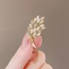 Elegant Pearl Tulip Brooch - Simple and Sophisticated Clothing Accessory