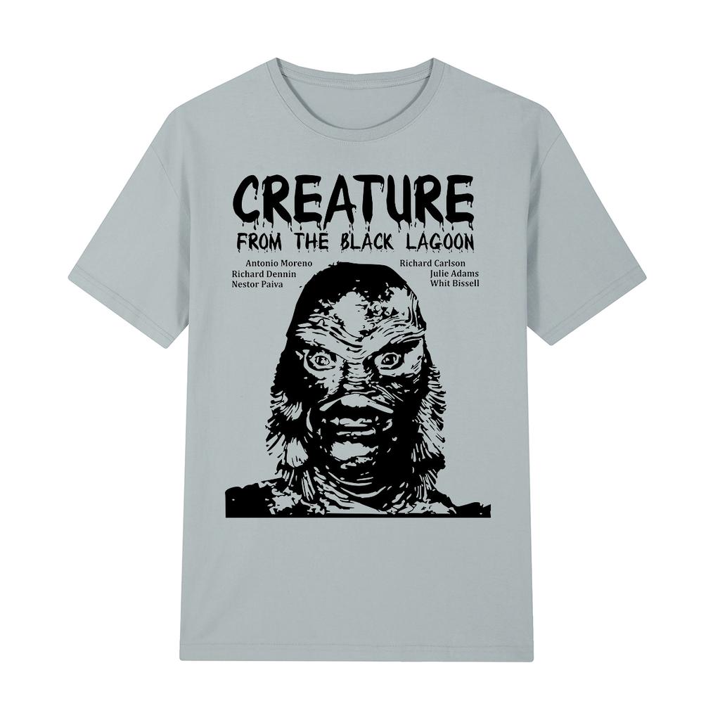 Creature from the Black Lagoon Vintage Tshirt Style Black Streetwear Cotton Men T Shirt New Tee Tshirt Womens Tops