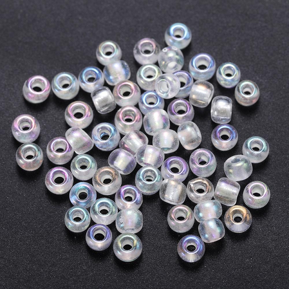 600Pcs/Lot 3mm Colorful Luminous Beads Glass Seed Loose Spacer Beads for DIY Earrings Necklace Bracelet Jewelry Accessories