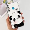 For Infinix Hot 8 2019 Case Cute Panda Butterfly Soft TPU Phone Case For Infinix Hot 8 Hot8 Back Cover X650C  X650B Coque Bumper