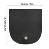 Bag   Cover Split Leather Magnetic Buckle   Hand Made Handbag Parts with Bronze Accessories 12.6x13.7cm(Brown )