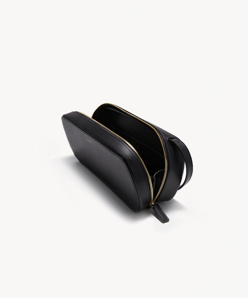 Clave Kelly Black Shoulder Bag