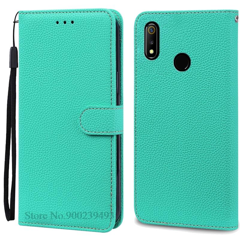 For Realme 3 Case Soft Pu Leather Flip Wallet Case For Realme 3 Pro Case Phone Cover For Realme 3 Pro Coque Fundas Bumper
