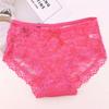 4 SZT Damska Seksowna Bielizna Koronkowe Oddychające Majtki Oddychające Koronkowe Wykończenie Siateczkowe Majtki