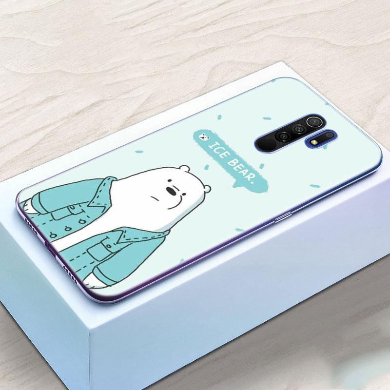 Lustige Cartoon Bär Silikon Handyhülle für Xiaomi Redmi Note 10 9 Pro Max 10S 9S 8T 8 8A 9 9A 9C 9T K40 Pro 5G Weiche Hülle