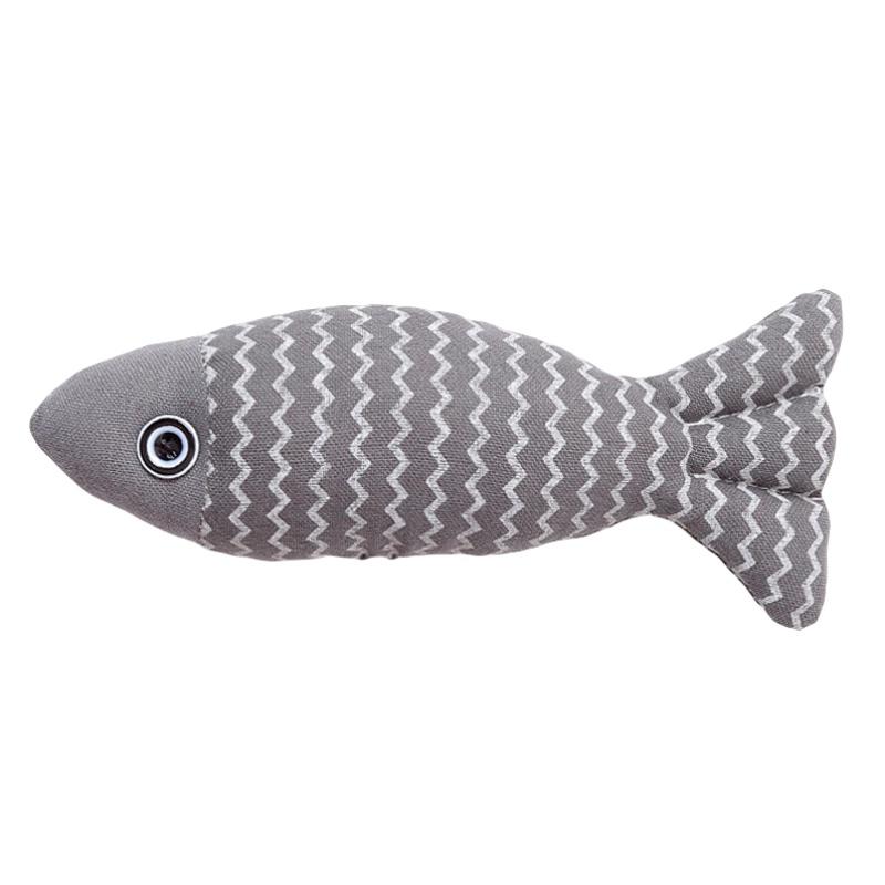 

Cross-border Pet Cat Mint Toy For Cats Interactive Catnip Plush Fish Toy