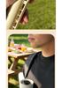 Portable Handheld Mini Fan: USB Rechargeable, Foldable, High-Speed Turbine for Office and Outdoor Use