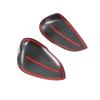 For KIA K5 Optima    ABS Carbon Fiber Rearview Side Mirror Cover Wing Cap Door Rear View Case Trim Car Accessories