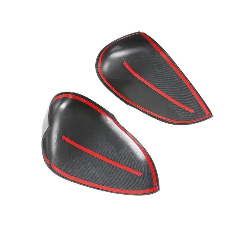 For KIA K5 Optima    ABS Carbon Fiber Rearview Side Mirror Cover Wing Cap Door Rear View Case Trim Car Accessories